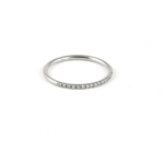 White Gold Ring with Diamonds