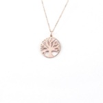 Rose Gold Tree of Life Pendant