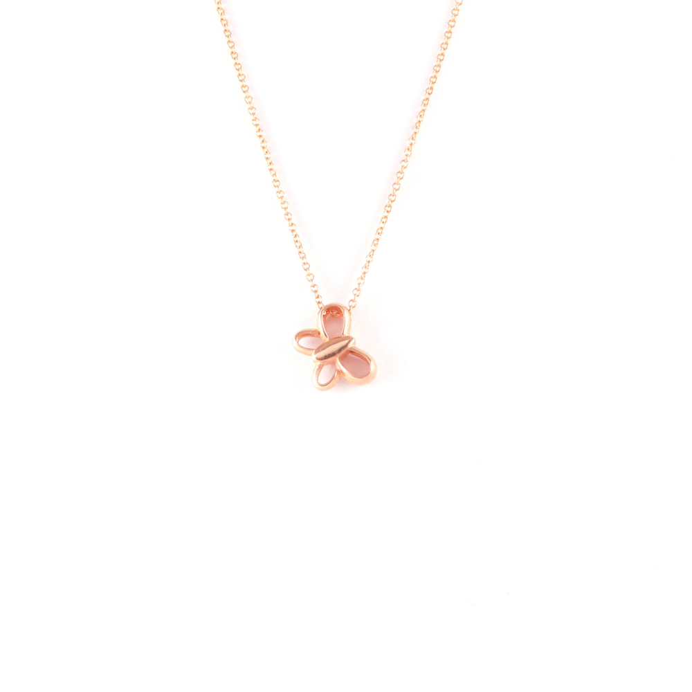Rose Gold Butterfly Necklace