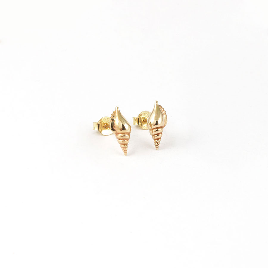 Puka Gold Shell Earrings – Ladini Hawaii
