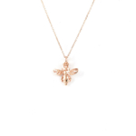 Rose Gold Bee Pendant