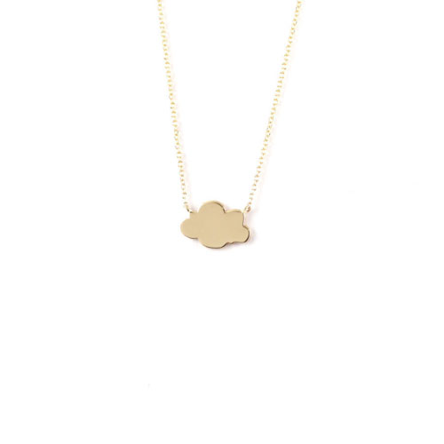 Yellow Gold Cloud Necklace