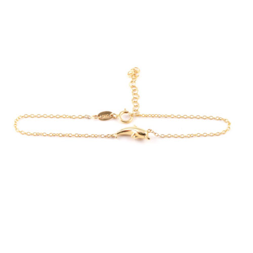 Yellow Gold Sea Dolphin Bracelet