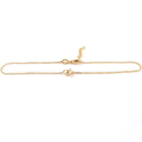 Yellow Gold Turtle Anklet