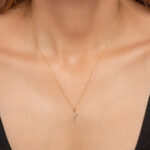 Gold Tiny Cross Pendant