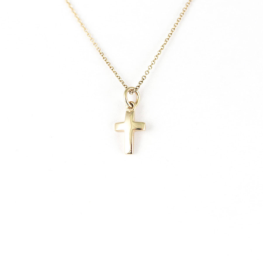 Dainty Gold Filled Cross Necklace – Alexandra Gioia