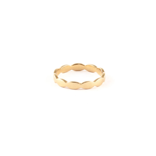 Yellow Gold Ovals Ring